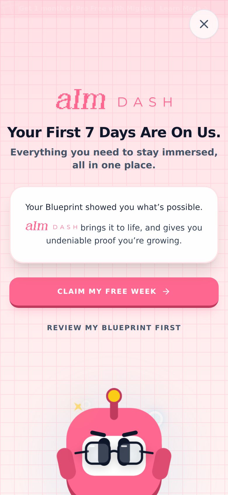 Your First 7 Days Are On Us