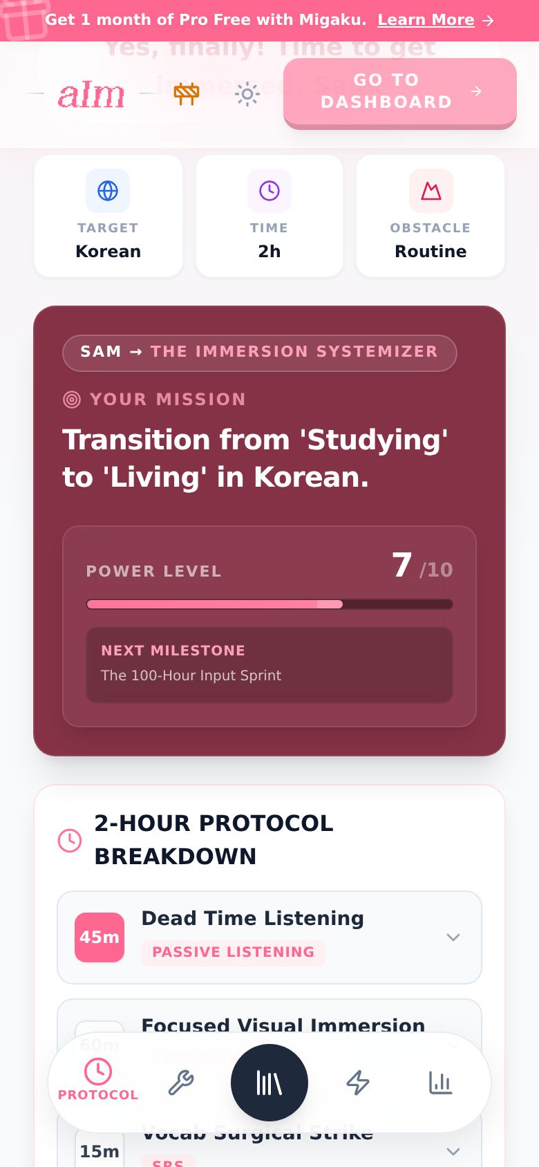 Your mission card