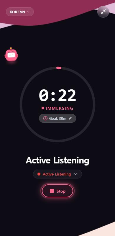 The activity shown as the session's name