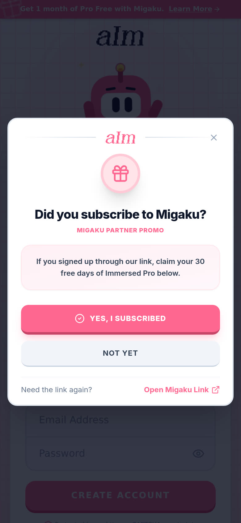 Did you subscribe to Migaku?