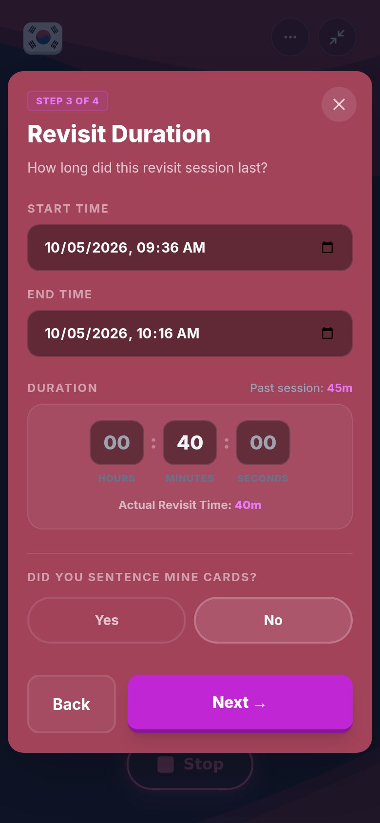 Revisit Duration