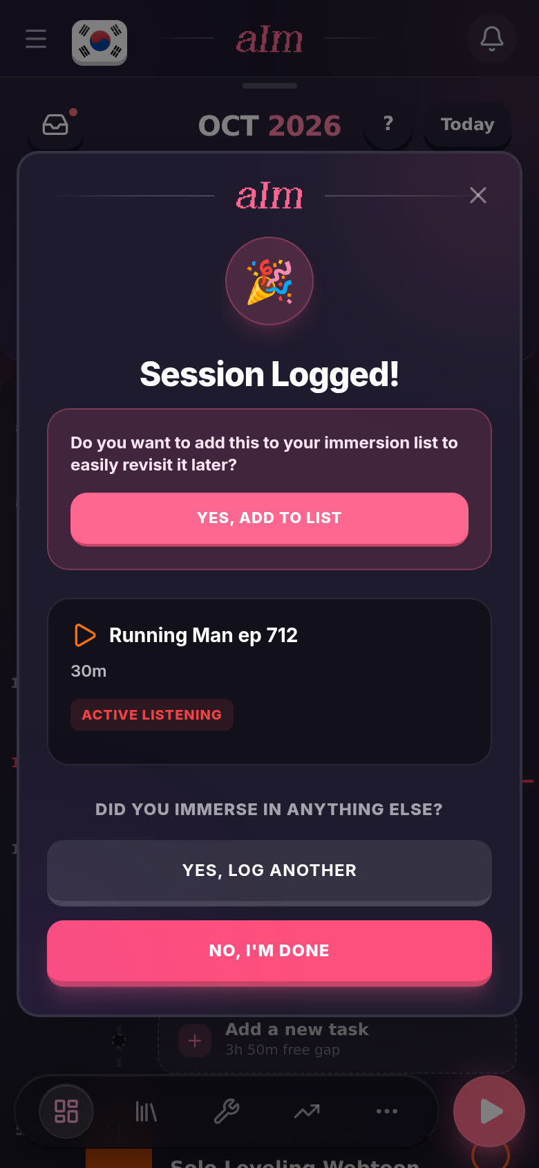 Session Logged!