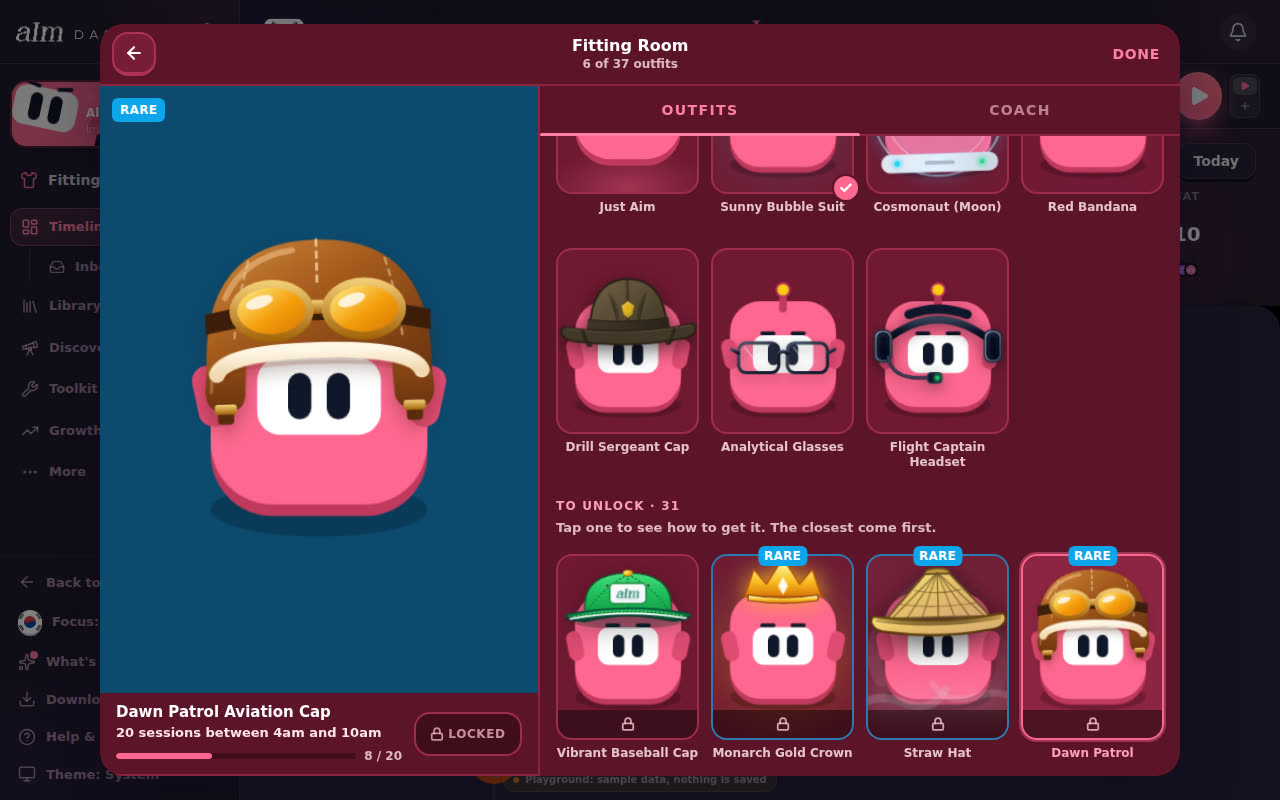 The Fitting Room on desktop