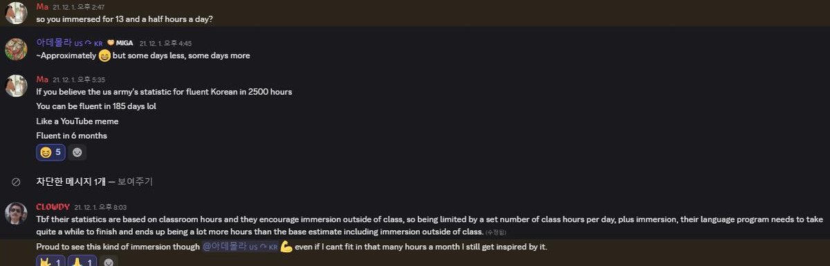 The Refold thread: so you immersed for 13 and a half hours a day? Approximately, but some days less, some days more